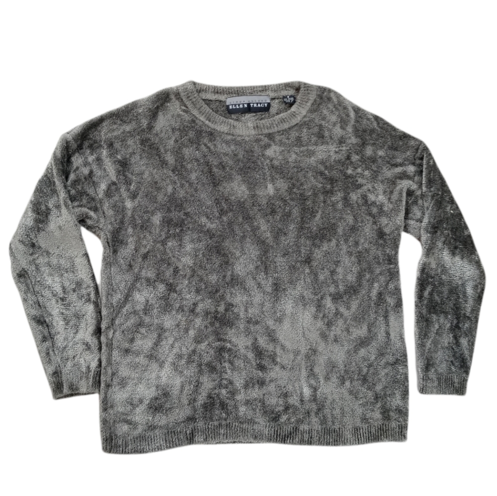 Ellen Tracy Oversized Cozy Crewneck Sweater